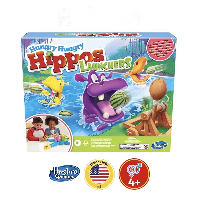 Set game đồ chơi Hà mã ăn dưa