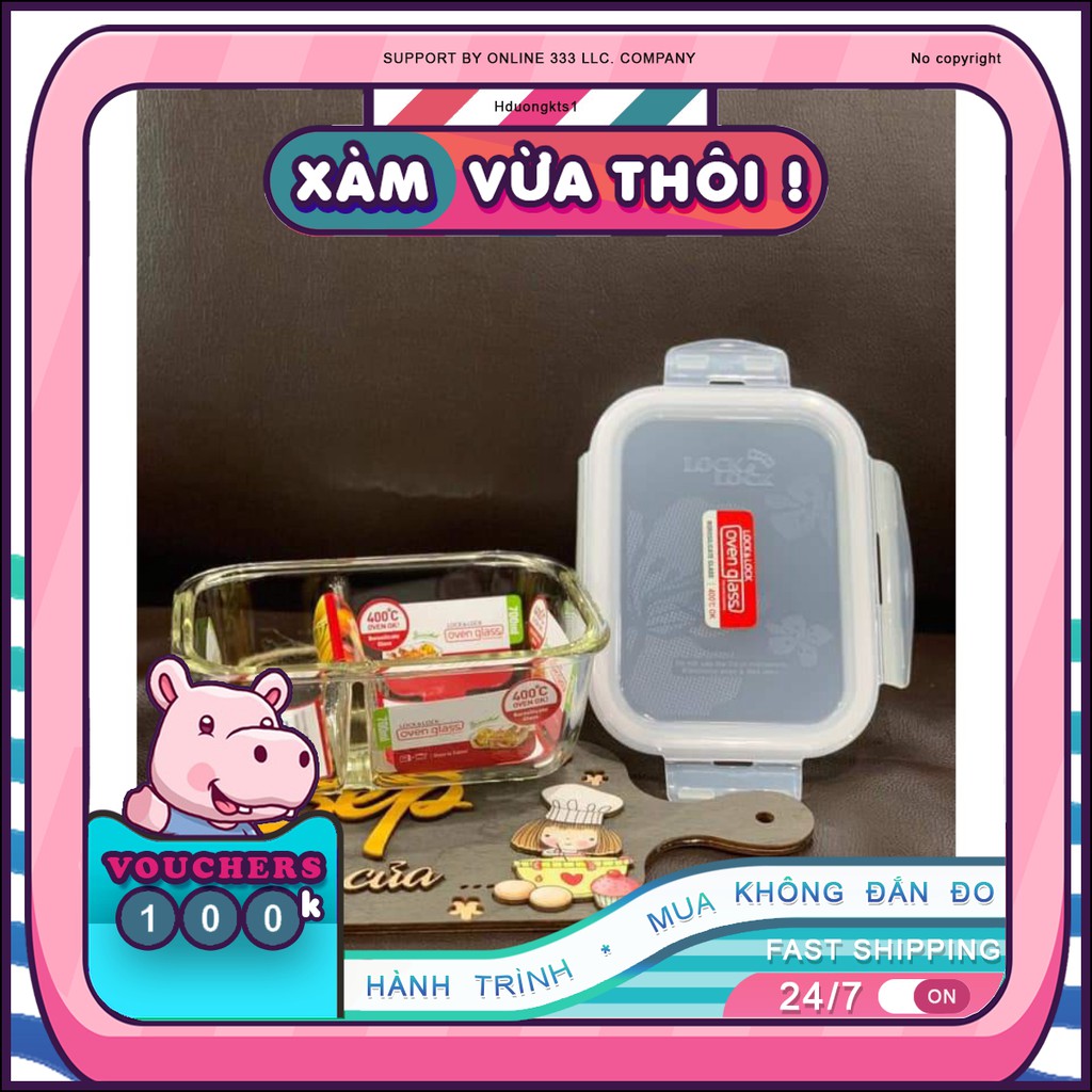 Hộp thủy tinh lock lock