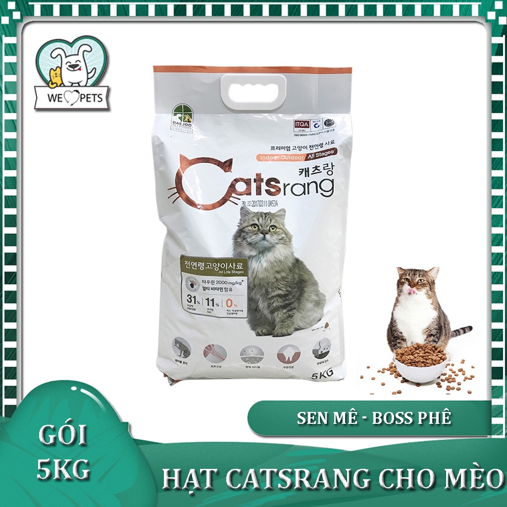 Thức Ăn Khô Cho Mèo Catsrang - Hàn Quốc - Bao 5 Kg - Lida Pet Shop