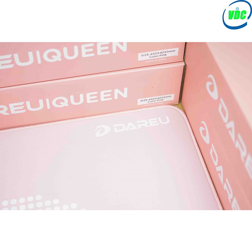 Bàn di chuột - Lót chuột - Pad chuột Dareu ESP108 - Màu hồng cực kute - 450X400X5 mm