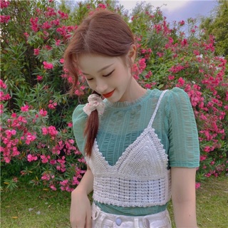 Sét áo yếm mỏng giả cói / Áo đi biển