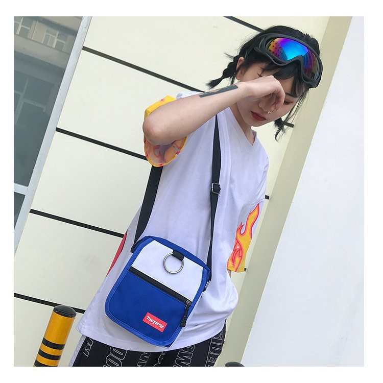 Túi đeo chéo vải bố thời trang Hàn cho nữ | BigBuy360 - bigbuy360.vn