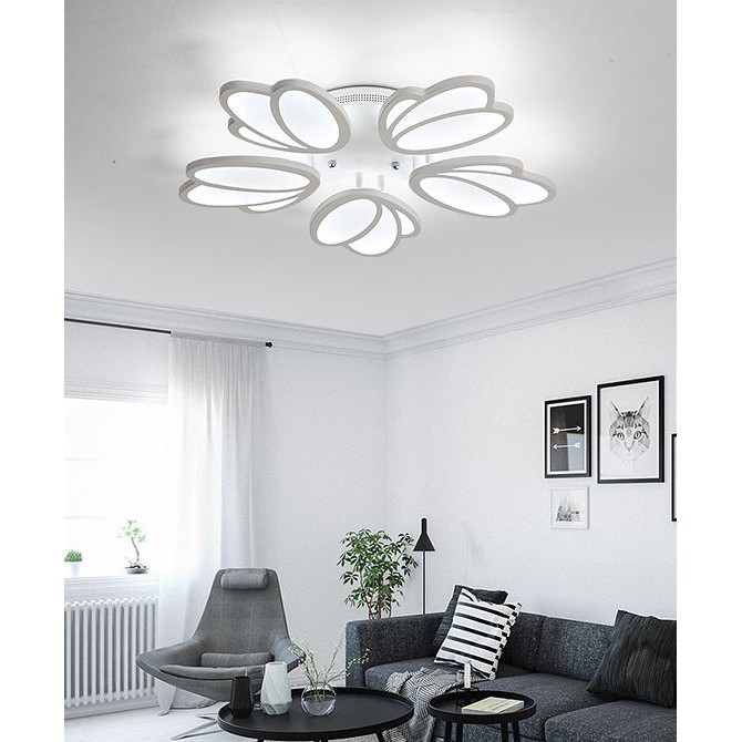 Đèn LED trang trí ốp trần hiện đại V28 - 5 cánh