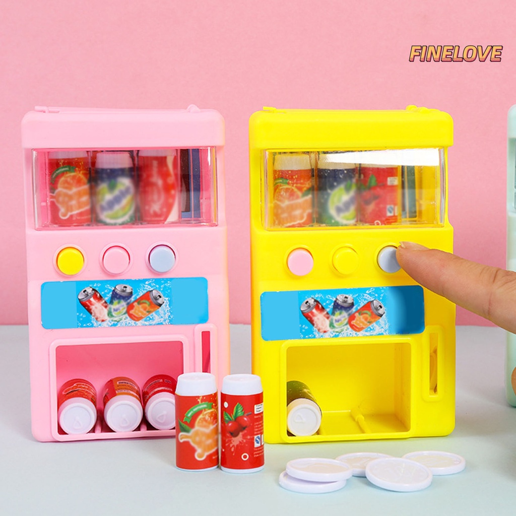 Bộ Đồ Chơi Máy Vending Machine Kèm Đồng Xu Giáo Dục Sớm Cho Bé