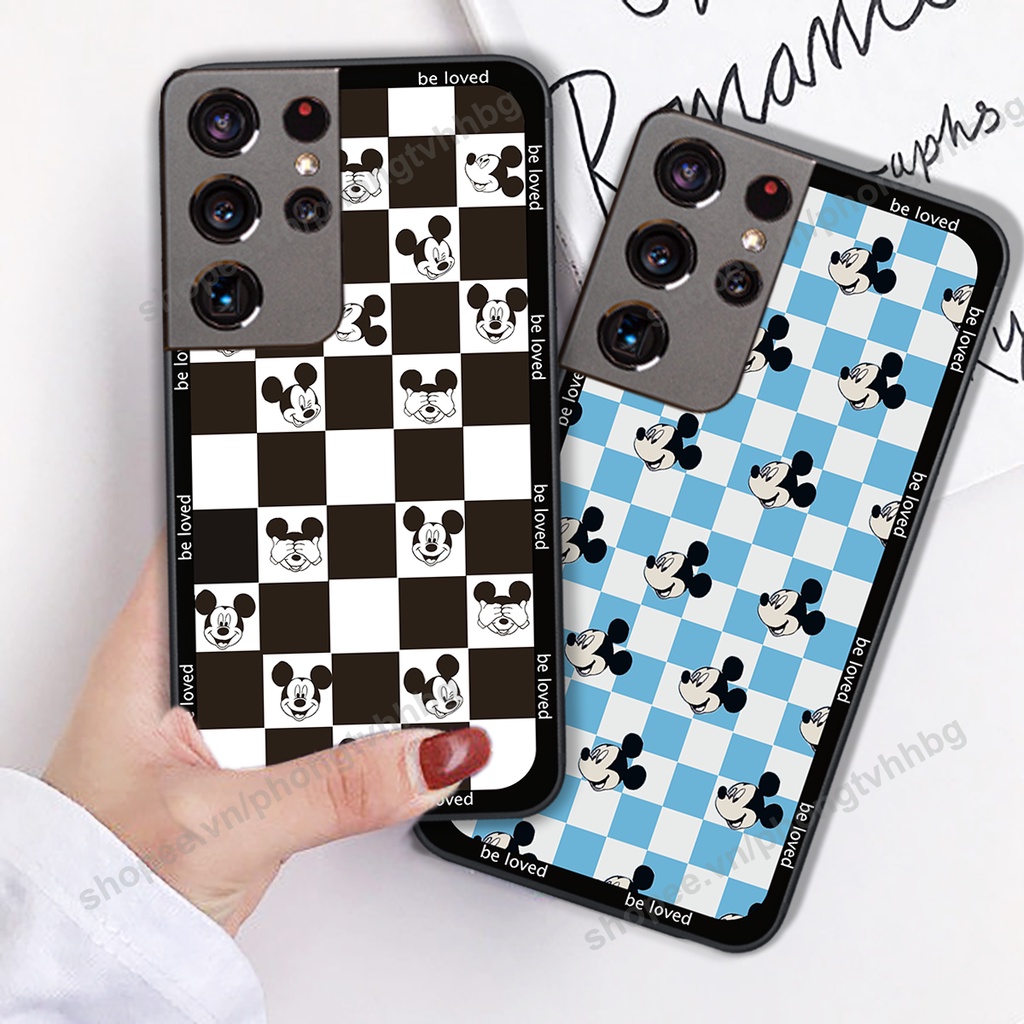 Ốp lưng Samsung S21 / S21 FE / S21 Plus / S21+ / S21 Ultra in mẫu trái tim caro, chuột mikey thể thao cực đẹp cute siêu