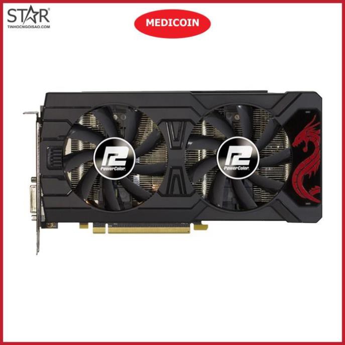 [ MediCoin ] - VGA Power Color RX570 4G D5 Red Dragon 2 Fan - BH 5 năm | BigBuy360 - bigbuy360.vn