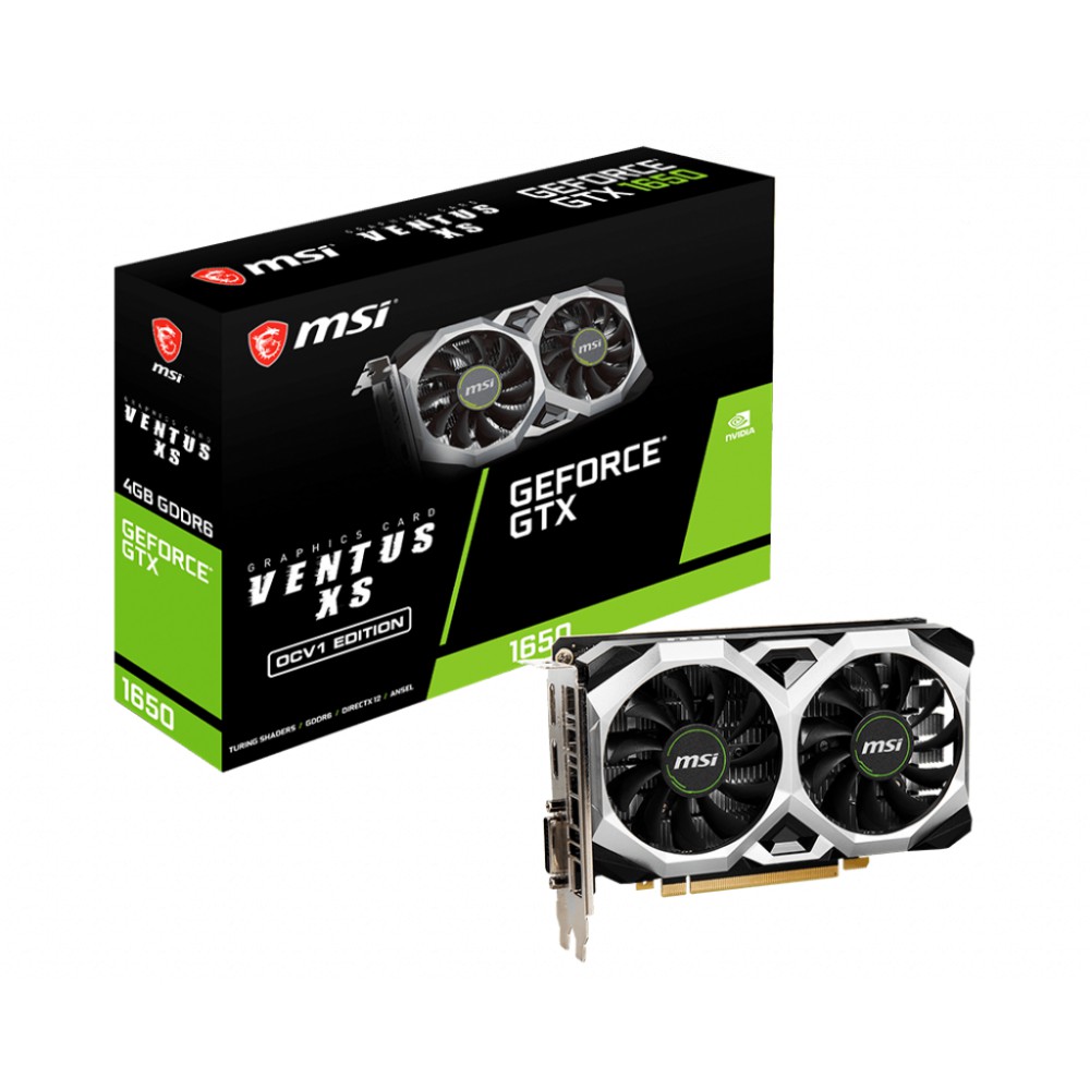 Card màn hình MSI GTX 1650 D6 VENTUS XS OCV2