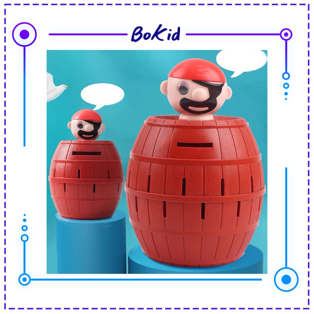 Đồ chơi trí tuệ - Đồ chơi đâm thùng bia hải tặc cho bé siêu hấp dẫn