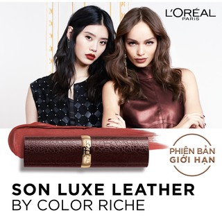 Son Lì Mượt Môi LOreal Paris Luxe Leather Limited Edition 3.7g