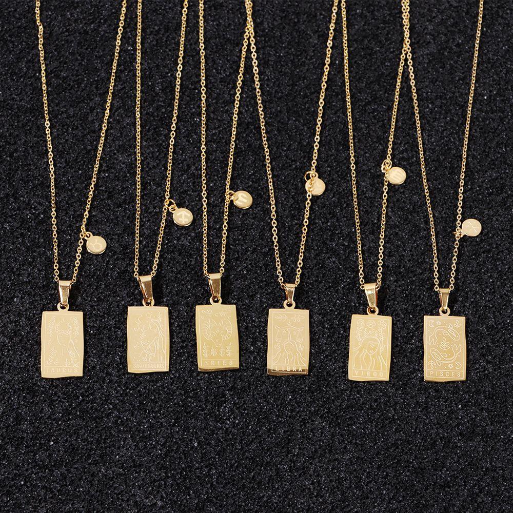 Vòng cổ Kim Loại Mặt Khắc Họa Tiết Cá Tính