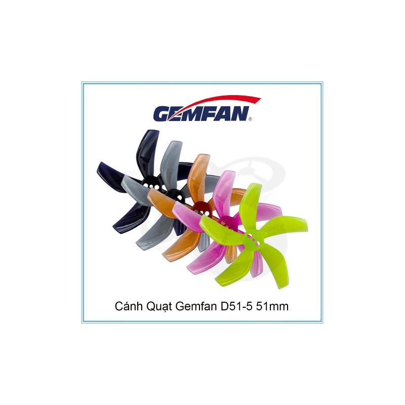 Cánh Quạt Gemfan D51-5 51mm chính hãng