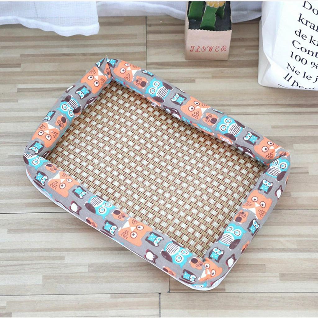 Thảm chiếu điều hòa cho thú cưng - Ổ nằm mùa hè cho thú cưng hình chữ nhật nhiều màu sắc, dễ dàng làm sạch - Zippopet