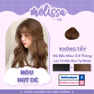 Thuốc nhuộm tóc siêu dưỡng mélissa - không xơ - lành tính