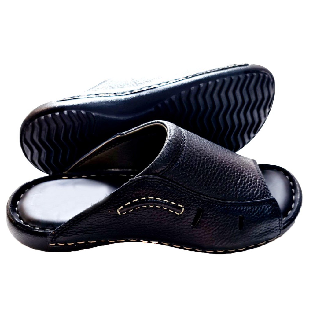 Dép Nam Da Bò Thật Cao Cấp HKT Shop DNA711