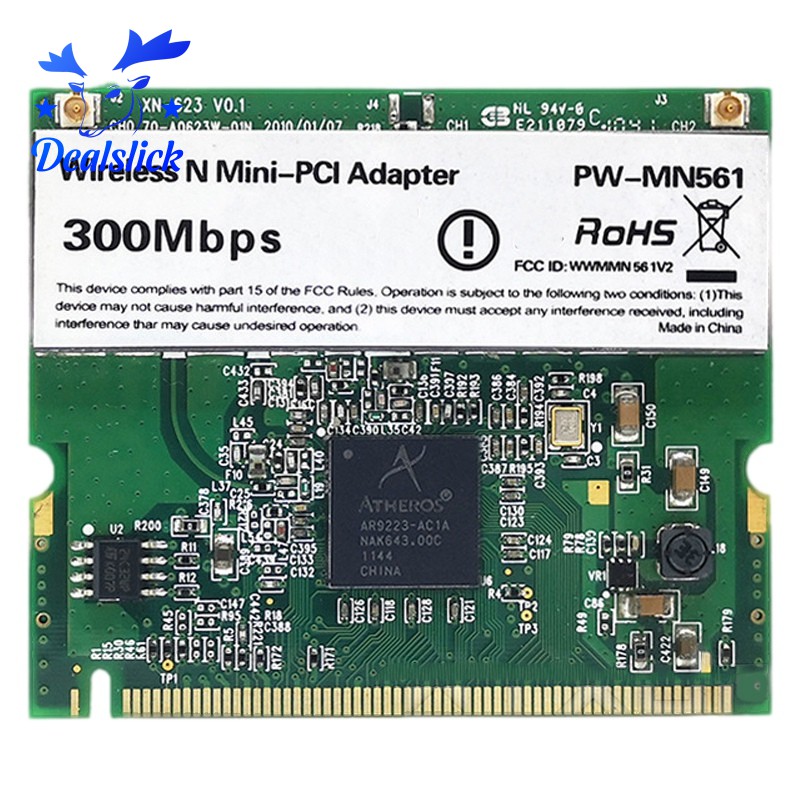 Card Mạng Không Dây Mini Ar9223 Pw-Mn561 Hỗ Trợ Win7 / 8 / 10