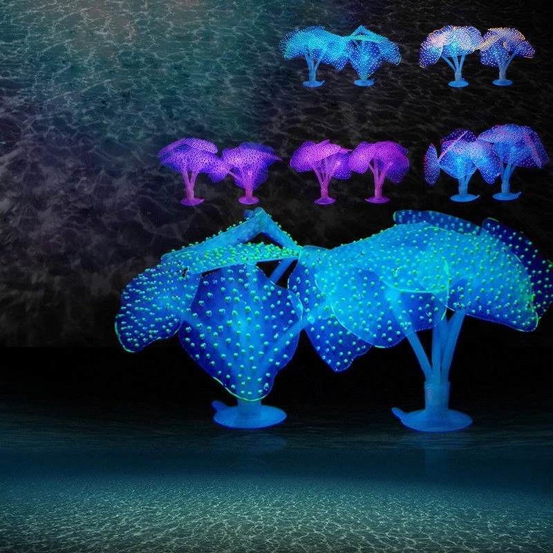 Mô hình san hô chất liệu silicon trang trí bể cá