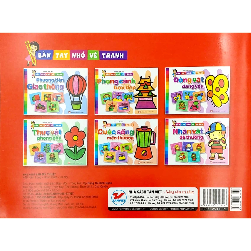 Sách - Bàn Tay Nhỏ Vẽ Tranh - Cuộc Sống Mến Thương