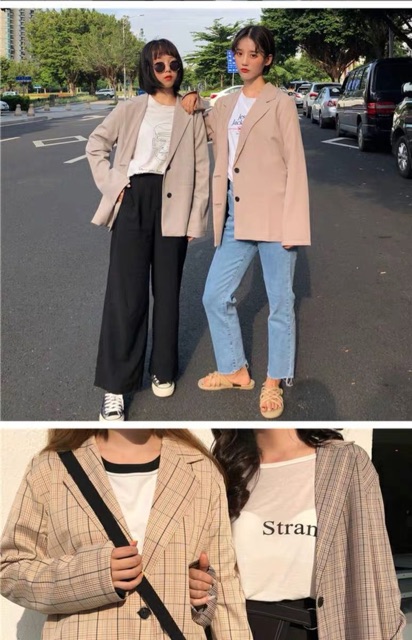 Áo khoác blazer ulzzang các kiểu