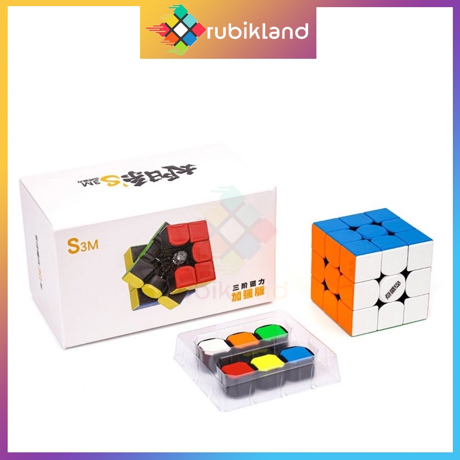 Rubik DianSheng Solar S3M 2021 Stickerless Rubic 3x3 Có Nam Châm 3 Tầng Đồ Chơi Trí Tuệ