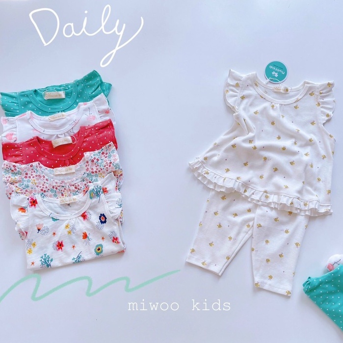Miwoo Kids bộ ngố bé gái