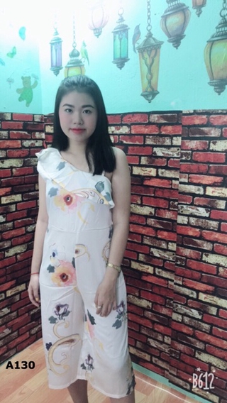 JUMPSUIT LỆCH VAI BÈO ( có quay clip thật )