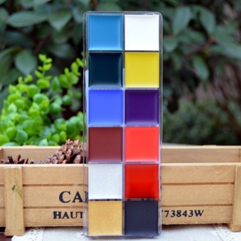 (thanh lý) Bộ 12 Màu Vẽ Mặt / Cơ Thể Hóa Trang Dự Tiệc | BigBuy360 - bigbuy360.vn