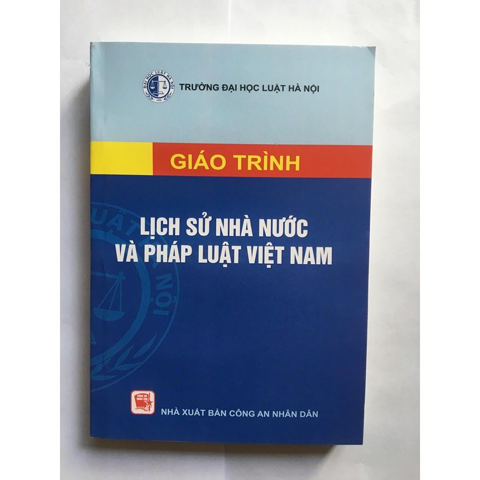 Sách - Giáo trình lịch sử nhà nước và pháp luật Việt Nam