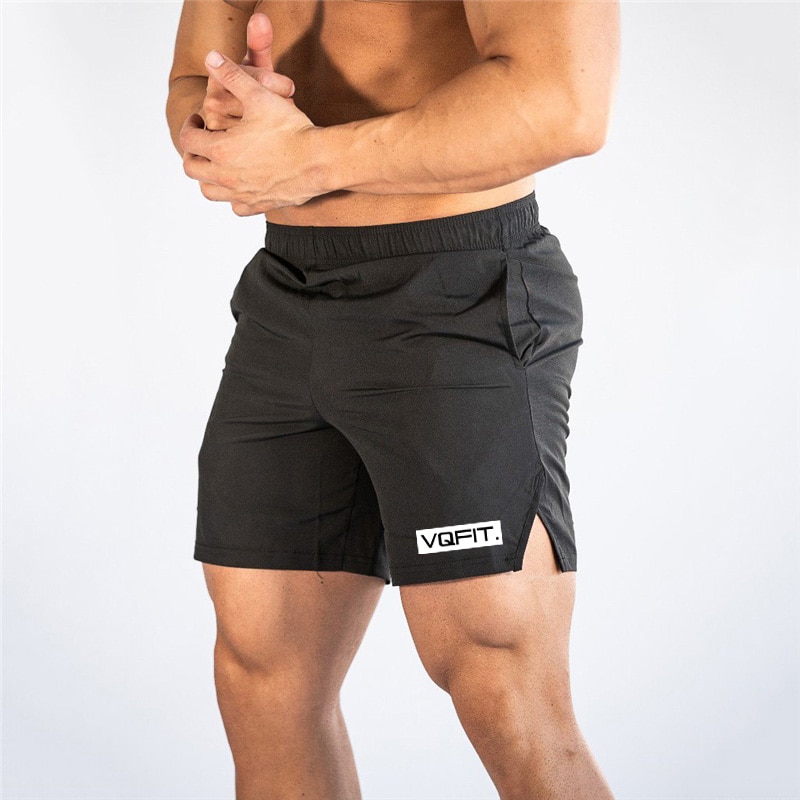 Mens Brand Muscle Comfortable Running Bodybuilding Training Fashion Workout Gym Breathable Fitness Quick-drying Sports Shorts