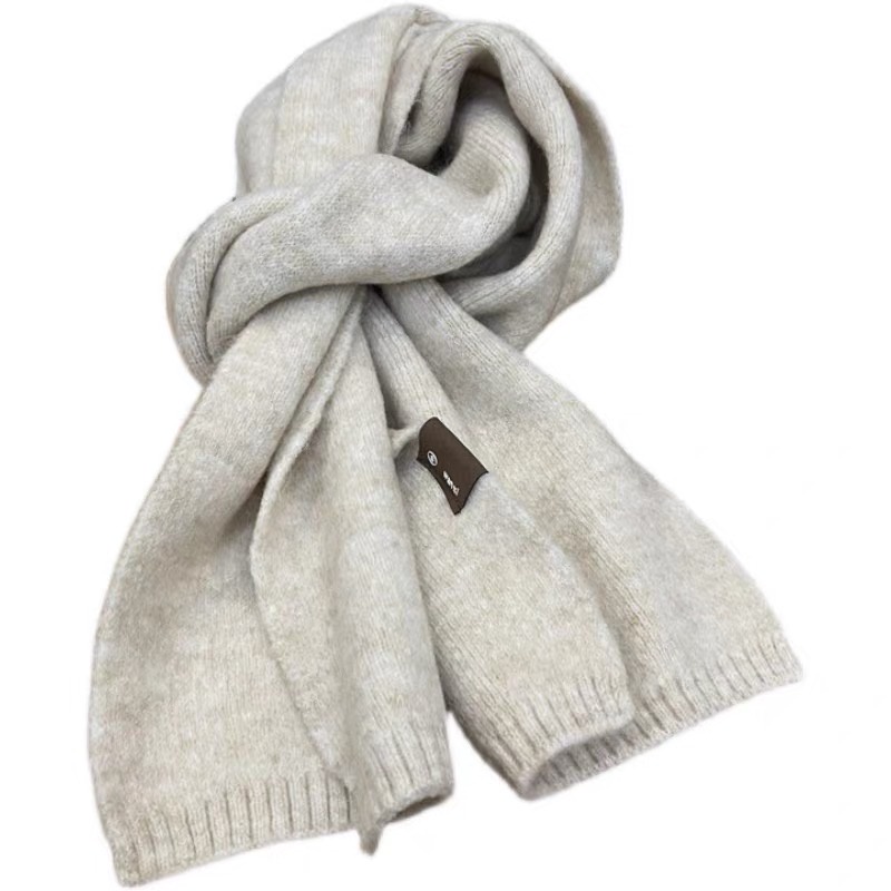 Khăn choàng MG STUDIO len cashmere ấm áp màu trơn đẹp mắt