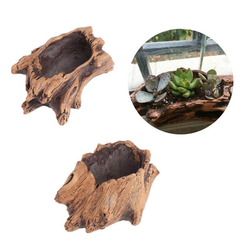 Chậu Hoa Bằng Gỗ Trang Trí Tiện Dụng