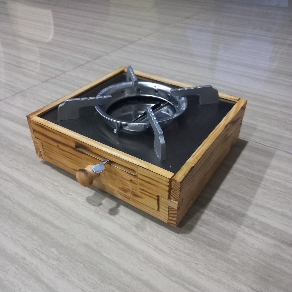 Bếp Cồn Bọc Gỗ Cao Cấp Có Ngăn Kéo - Hàng sẵn tại xưởng