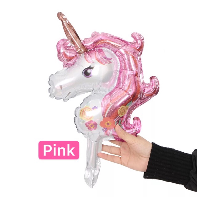 Bong bóng phôi nhôi hình kỳ lân 52x32cm thiết kế nhiều màu sắc độc đáo