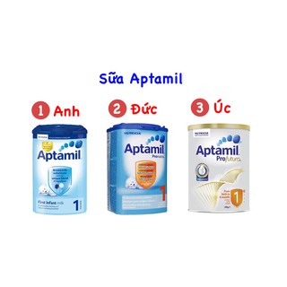 Sữa APTAMIL ÚC 900gr đủ 4 số Hàng AIR (Mẫu mới)