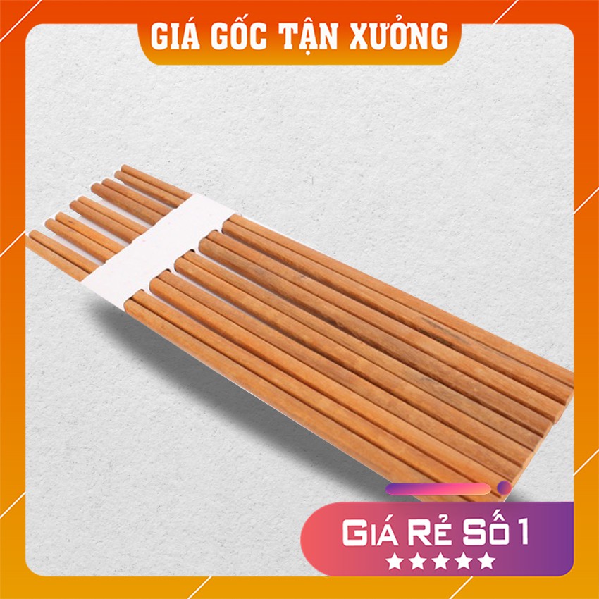 10 đôi đũa Gỗ Lê Vân Hàng Việt Nam Chất Lượng Cao cho bữa ăn thêm ấm cúng. Giá rẻ, hàng Việt Nam chất lượng cao