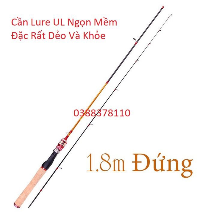 Cần Câu Lure UL, Cần Lure UL Ngọn Mềm Đặc Rất Dẻo Và Khỏe - CL2K 3