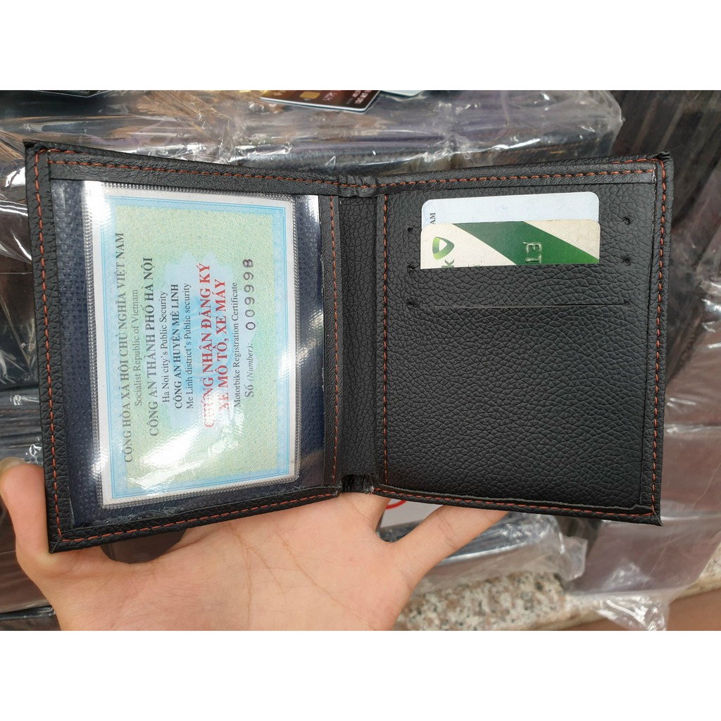 Bóp Ví Nam Cao Cấp Giá Rẻ Nhiều Ngăn Đựng Tiền Thẻ Card Phong Cách Lịch Lãm Sang Trọng