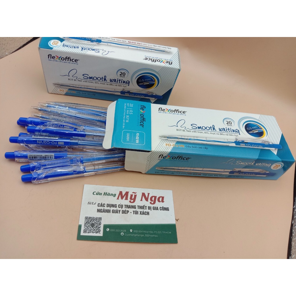 Bút bi thiên long xanh và đỏ ngòi 0.5mm - 0.8mmTL-08 ( hộp 20 cây )