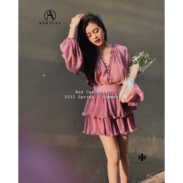 Sét váy dập ly khuy bọc