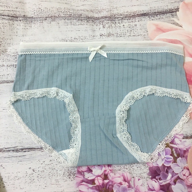 (Freesize, chọn màu) Quần lót nữ cotton băng ren thoáng khí kháng khuẩn cao cấp siêu thoải mái | BigBuy360 - bigbuy360.vn
