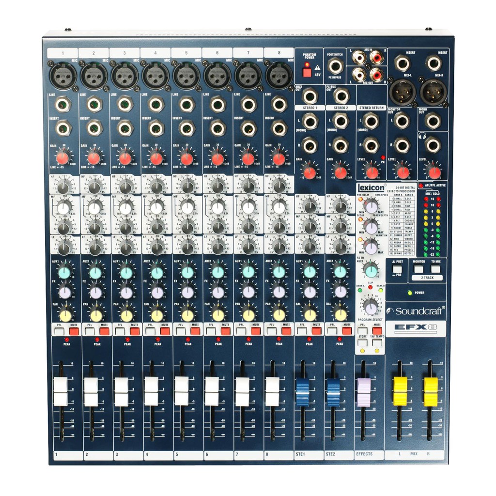 Mixer Soundcraft EFX8