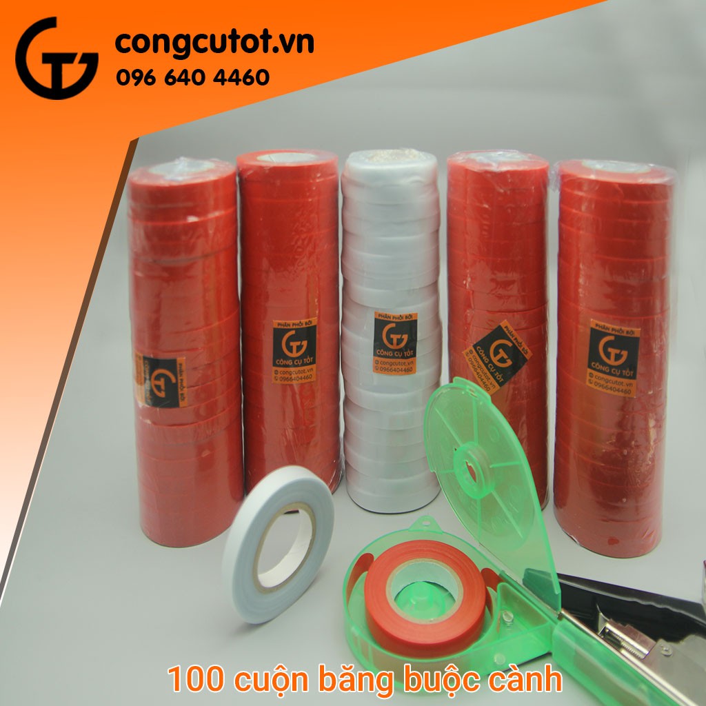 Bộ 100 cuộn băng buộc cành cây