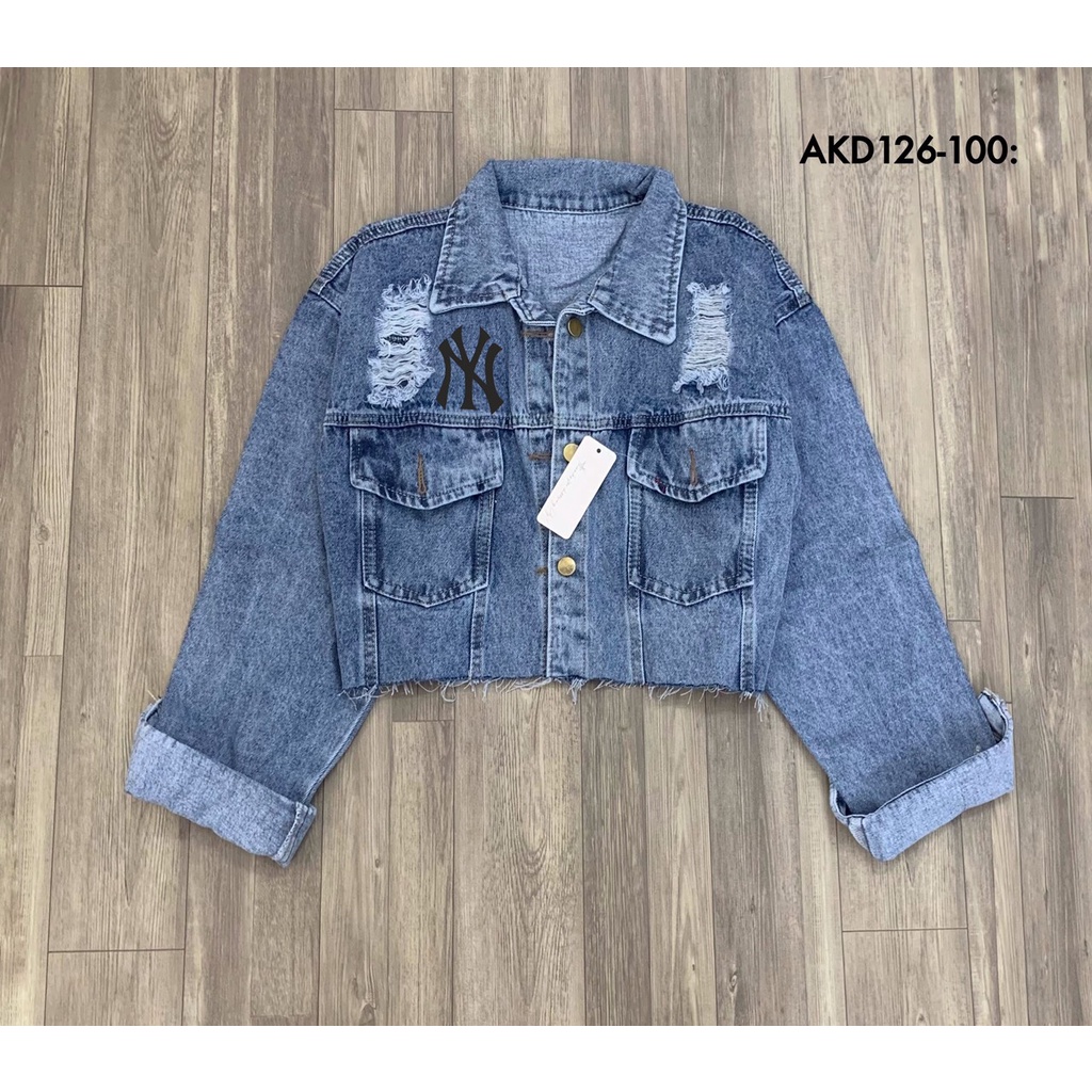 Áo khoác jeans lửng bigsize