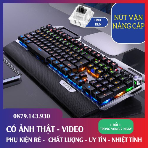 Bàn Phím Cơ Gaming K100 - Full Led - Bàn Phím Máy Tính - Dành Cho Game Thủ - Streamer