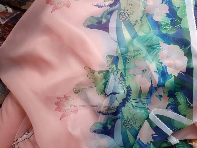 Combo tơ oganza hoa sen