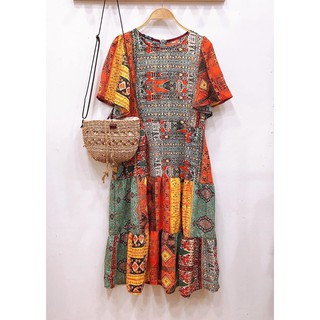 VANILA - Váy thổ cẩm style boho