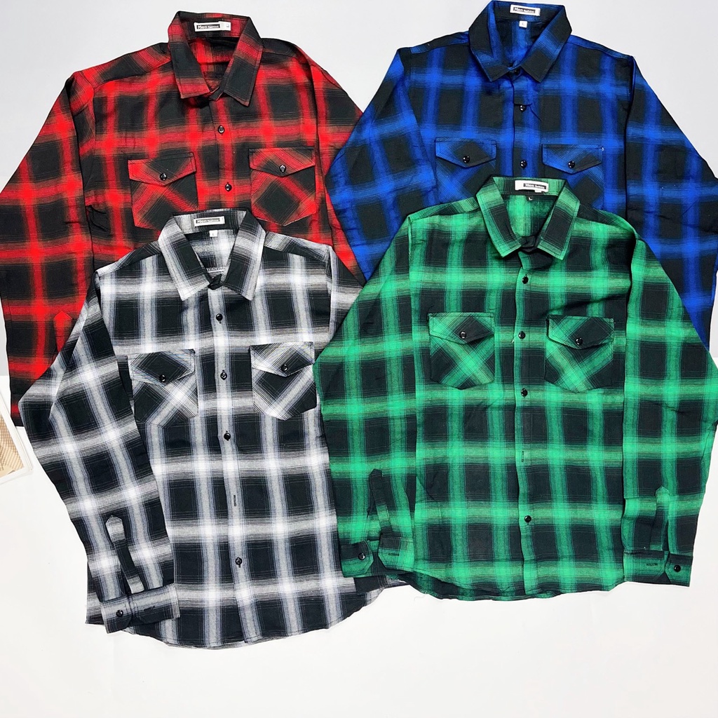 Áo sơ mi nam caro phối nhiều màu sắc ấn tượng