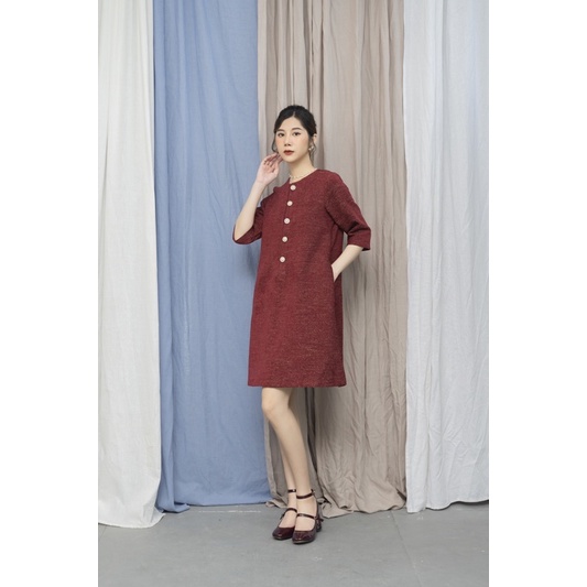 Váy Dạ Tweed Ánh Nhũ Cao Cấp, Dáng Suông A Dễ Mặc Phù Hợp Với Tất Cả Mọi người | BigBuy360 - bigbuy360.vn