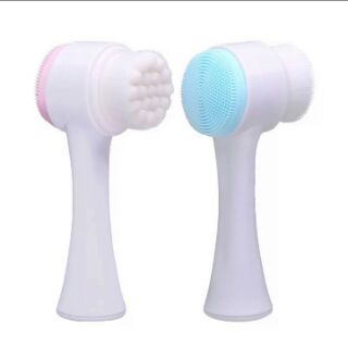 Dụng cụ cọ rửa mặt 2 đầu cầm tay