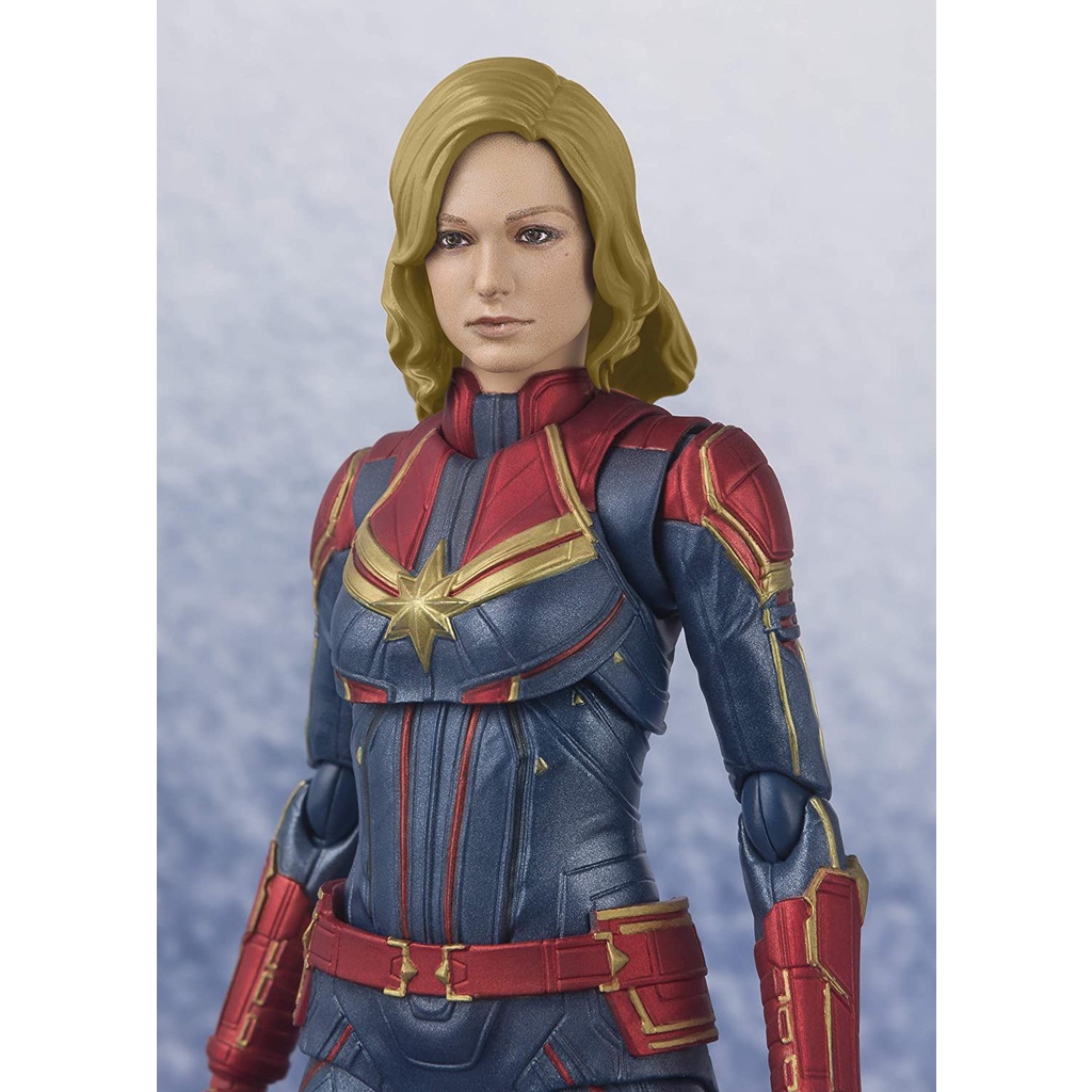 Mô hình SHF Captain Marvel Chính Hãng Bandai S.H.Figuarts Marvel Hàng new nguyên seal ảnh thật