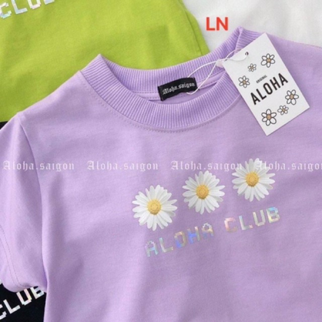 Áo crt 3 hoa cúc ép nổi DAB876